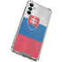 Slovakia Flag Distressed Galaxy A13 5G Clear Case